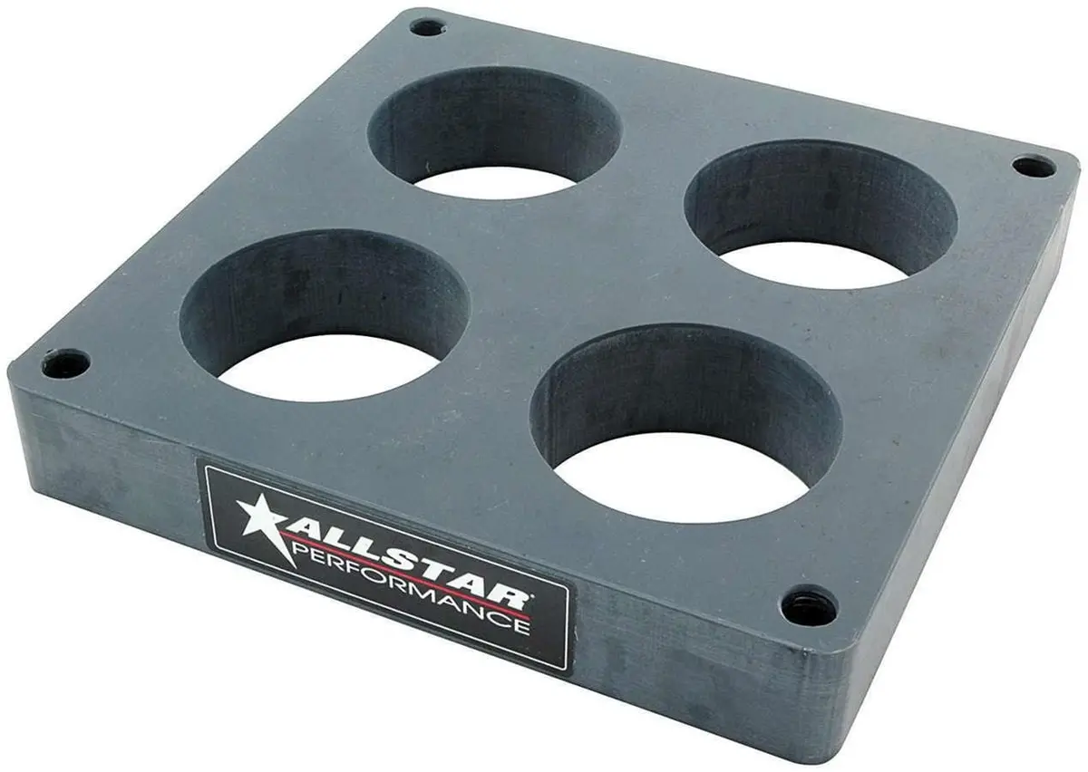Allstar Performance Hi-Flow Carb Spacer – Drag Racing Optimized Design 1