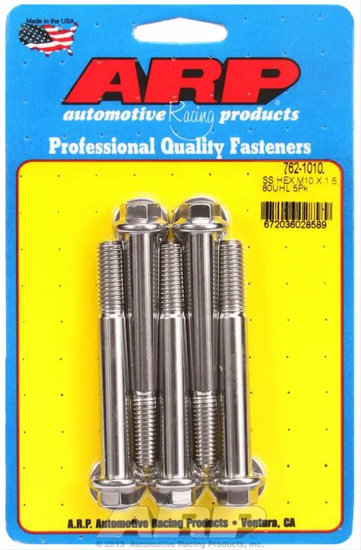 Arp 762-1010 Stainless Steel High-Performance Bolts 1