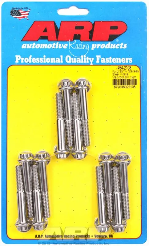 Arp Stainless Steel Intake Manifold Bolt Kit – 454-2103 1