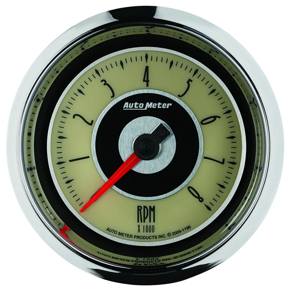 Cruiser Series Analog Tachometer With Chrome Bezel – Au1196 1