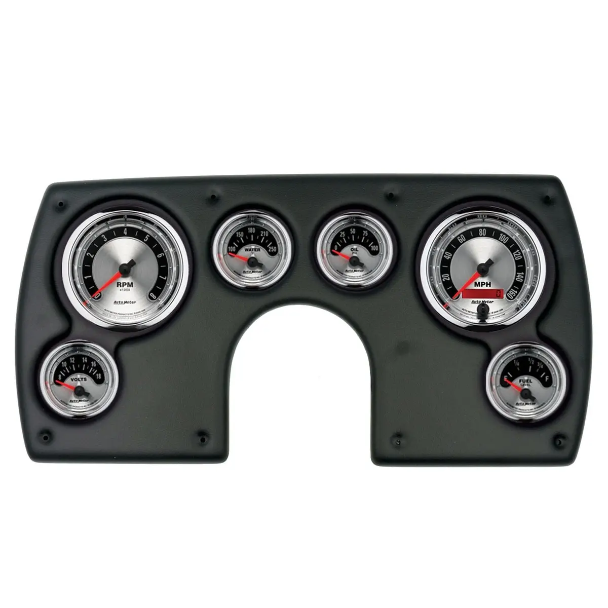 Autometer 2921-01 American Muscle Instrument Cluster – Custom Gauge Bundle 1