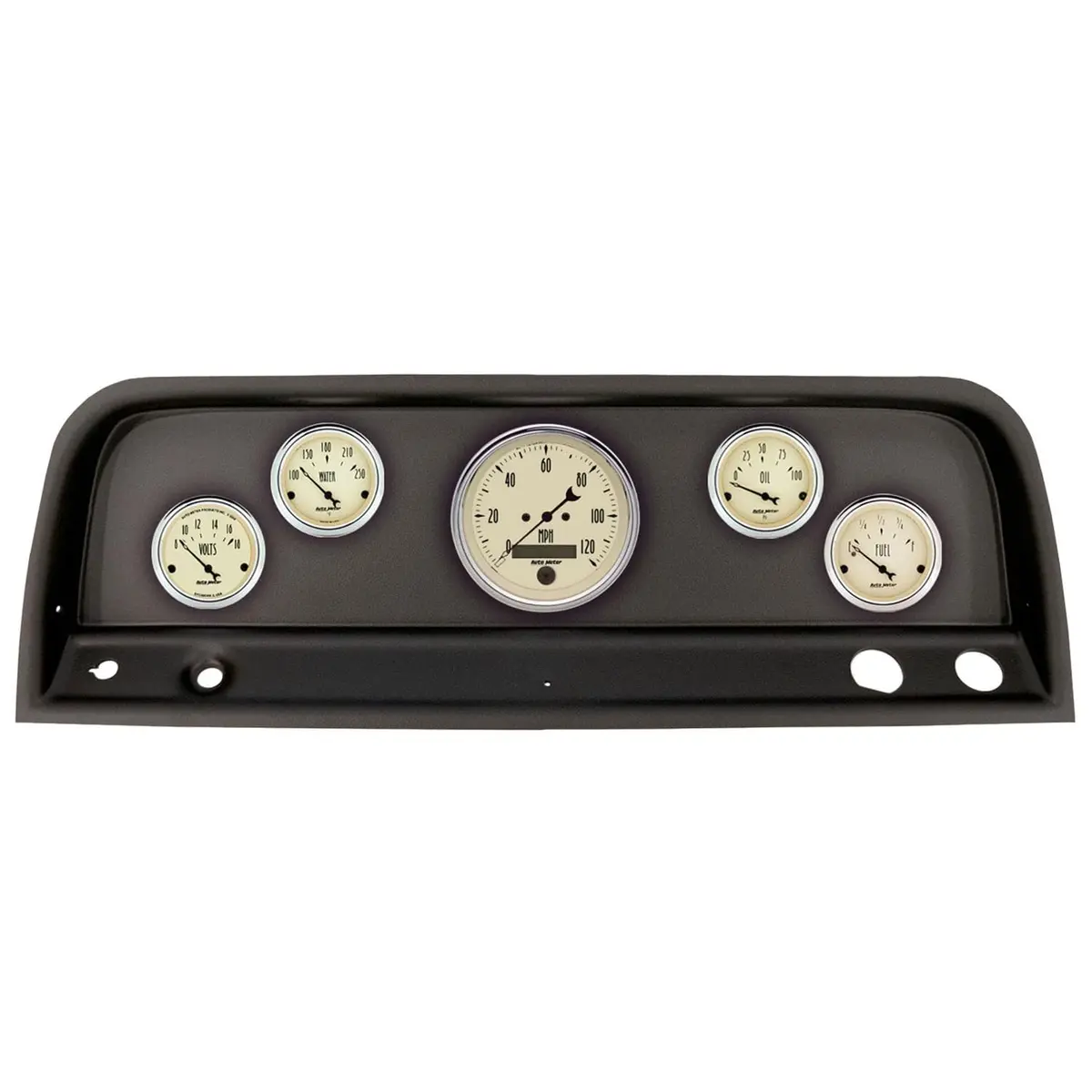 Autometer Antique Beige Analog Instrument Cluster – Model 2109-02 1