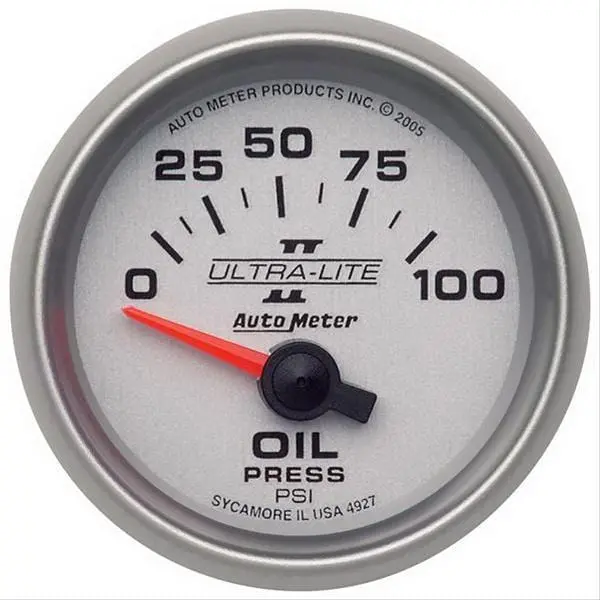 Autometer Ultra-Lite Ii Series 4927 Analog Performance Gauges 1