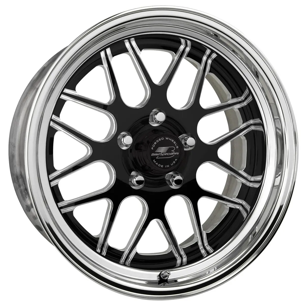 Billet Specialties Amcb60870 Amc60 Turbo Wheel – 18" X 8.5", Black Satin Finish 1
