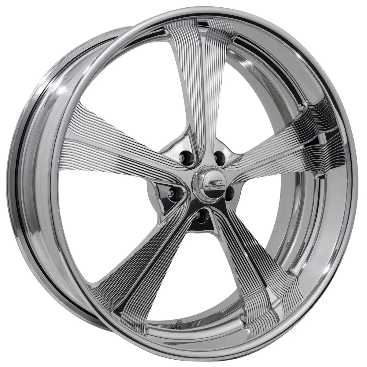 Billet Specialties Slg53 Talladega Polished Wheels – Custom-Ordered 12" Tall Classic Style 1