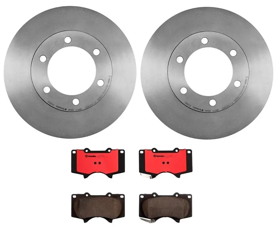 Brembo Kt00076 Premium Disc Brake Pad And Rotor Kit 1