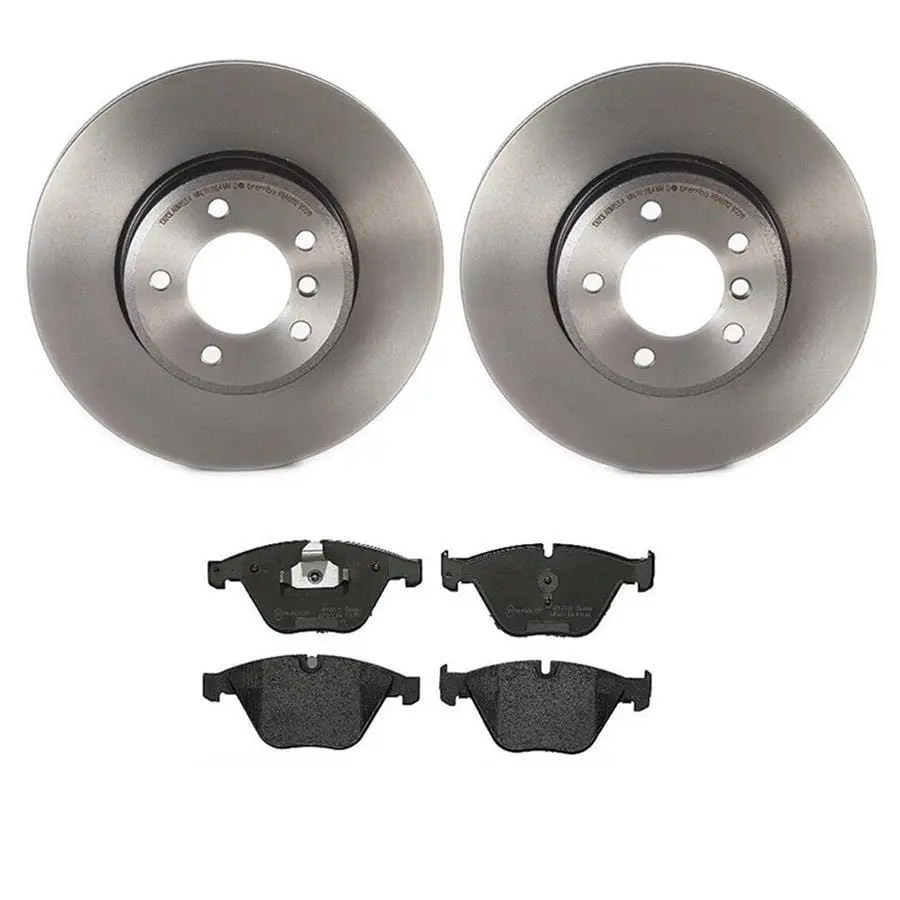 Brembo Kt04414 Brake Kit – Rear Disc Rotors & Performance Pads 1