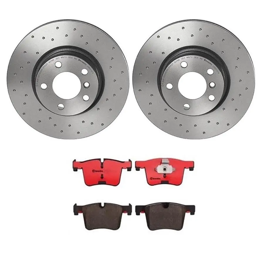 Brembo Ktx0051 High-Performance Disc Brake Pad & Rotor Kit 1