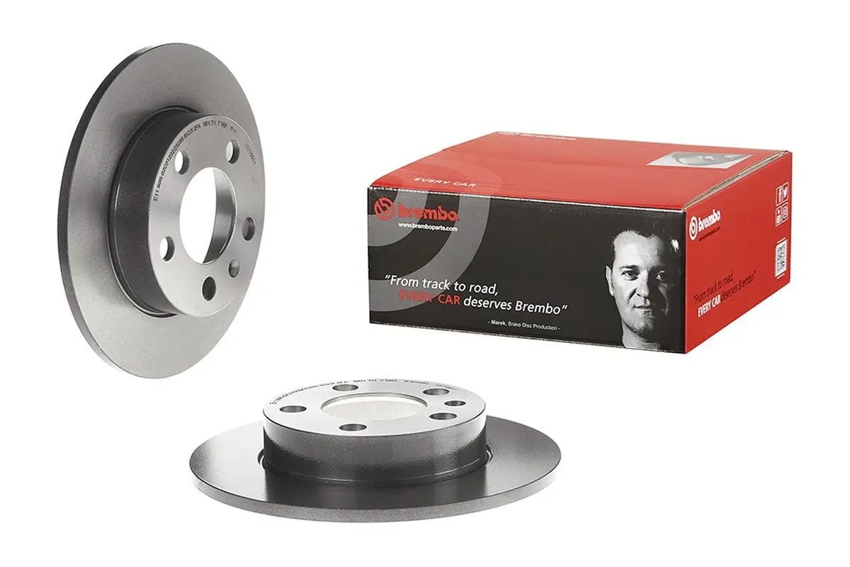 Brembo 08.7165.11 Uv-Coated Performance Brake Rotors – Front Pair 1
