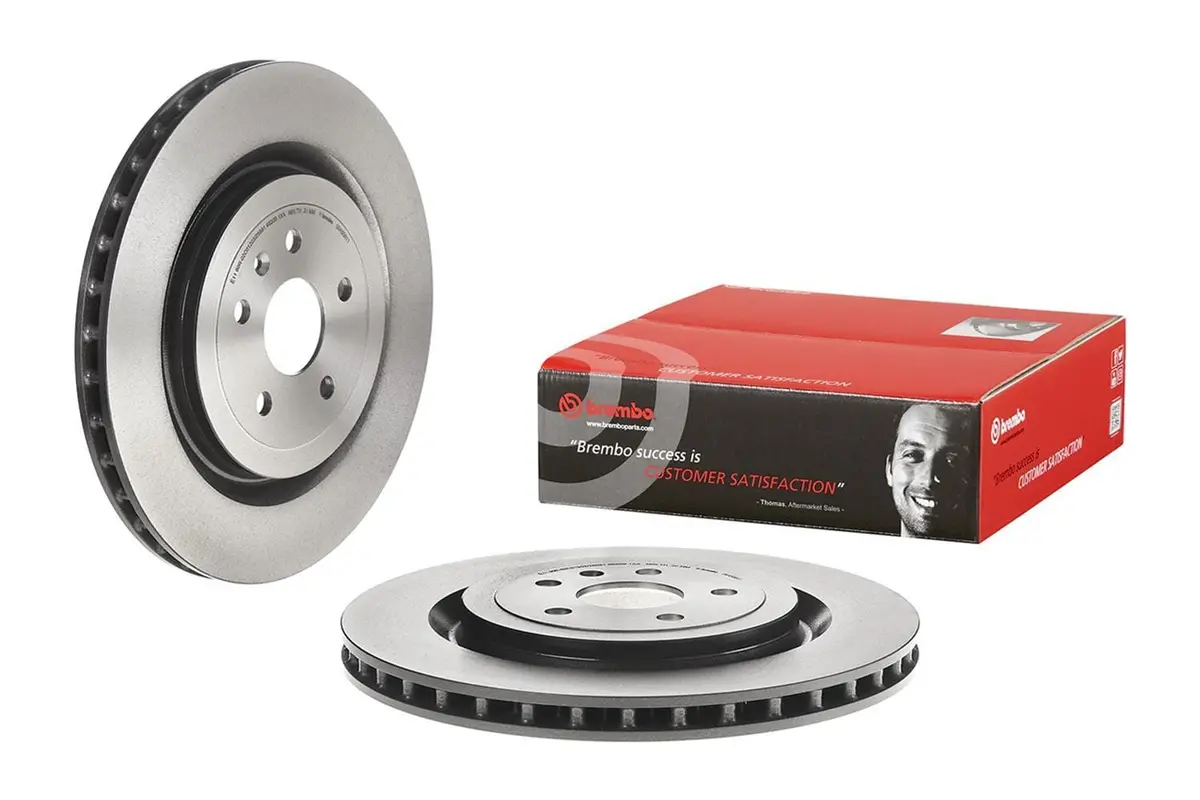 Brembo 09.B541.21 Uv-Coated Brake Rotor – Corrosion-Resistant, High-Friction Ventilated Disc 1