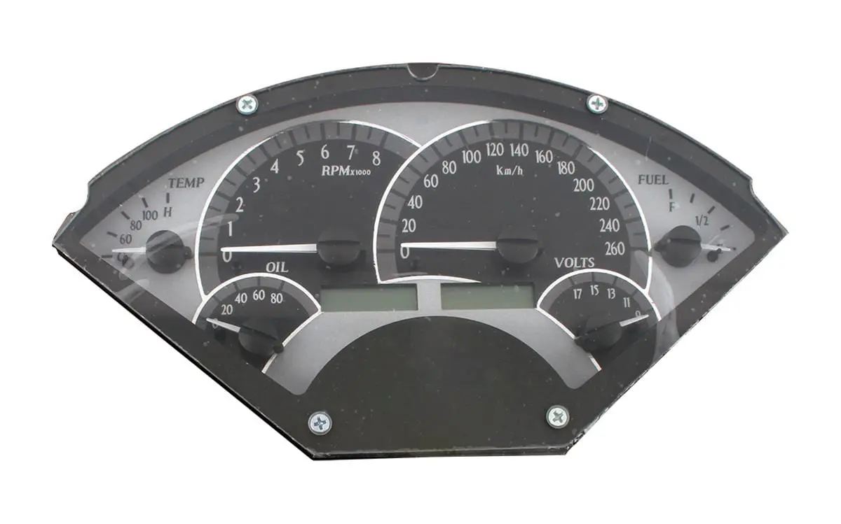 Dakota Digital Vhx Series Analog Gauge Cluster – Mhx-55C-S-W 1