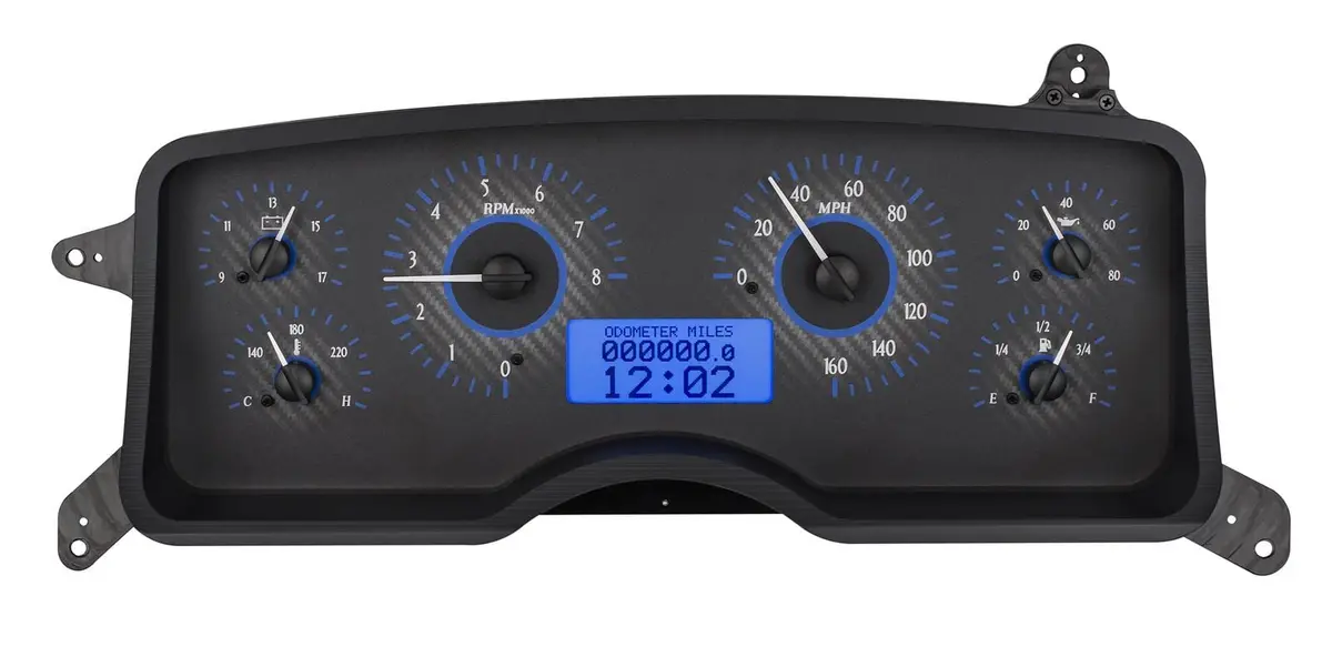Dakota Digital Vhx-87F-Mus-C-B Analog Gauge System – Direct-Fit For Muscle Cars 1