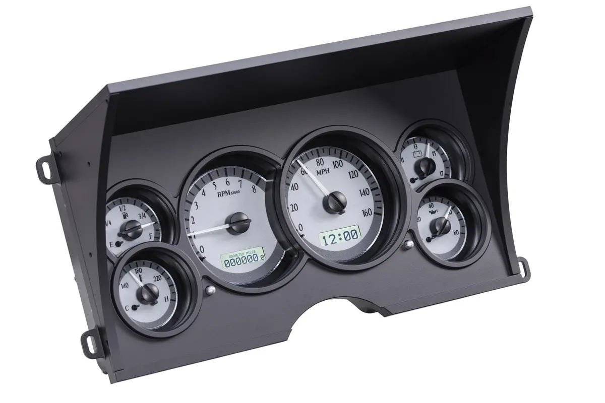 Dakota Digital Vhx-88C-Pu-S-W Direct-Fit Analog Gauge Cluster With Modern Electronics 1