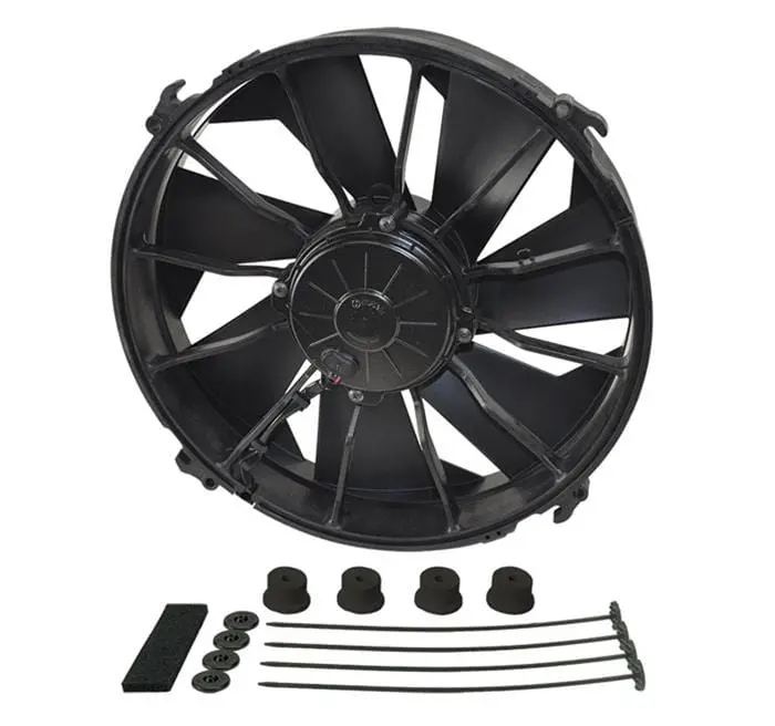 Derale High-Output Single Electric Radiator Fan – 16" Diameter, 2,100 Cfm 1