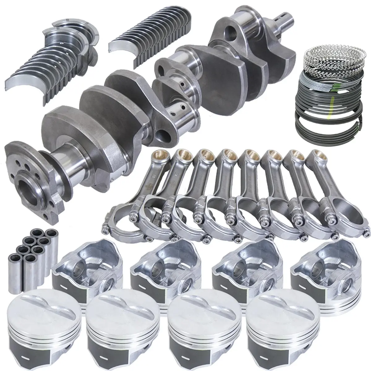 Eagle Street Performance Rotating Assembly – B15455E030 W/ Silv-O-Lite Pistons 1