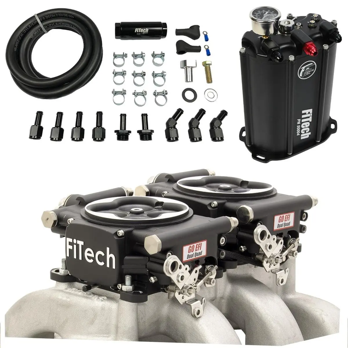 Fitech 35262 Go Efi 2X4 625 Hp Force Fuel Injection Master Kit 1
