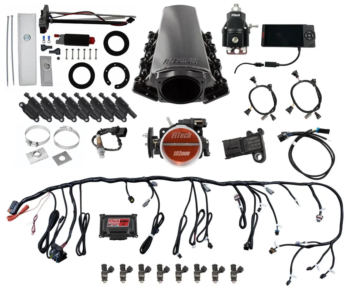 Fitech 79608 Ultimate Ls Efi System – 750 Hp With Go Fuel In-Tank Module 1