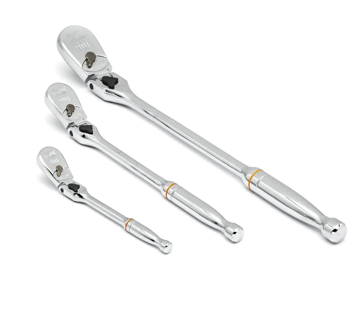 Gearwrench 90-Tooth Teardrop Ratchet Set – Low-Angle Engagement Design 1