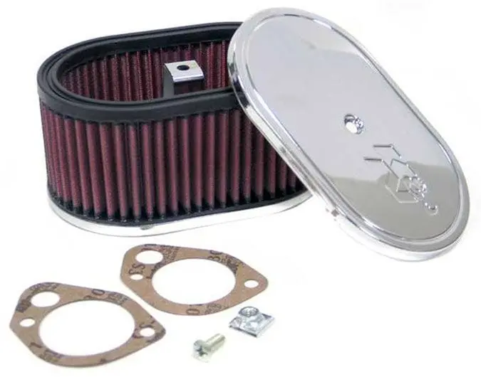 K&N Custom Racing Air Filter – 7" X 4.5" X 3.5" Washable High-Flow Element 1
