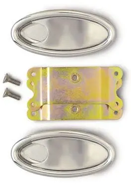 Brushed Billet Aluminum Oval Interior Door Handles (Pair) – Lk-Idh-2000 1