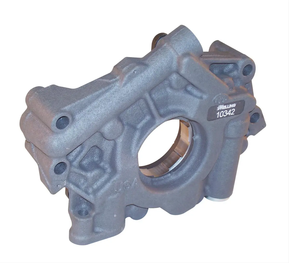 Melling 10342 High-Volume Performance Oil Pump – Cast Iron Gear-Type Pump For Increased Lubrication Flow 1