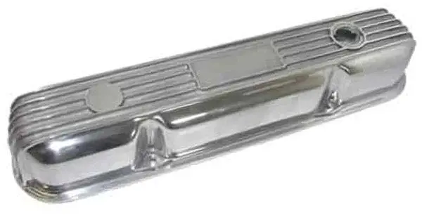 Polished Finned Aluminum Valve Cover – Rpcr7671 1