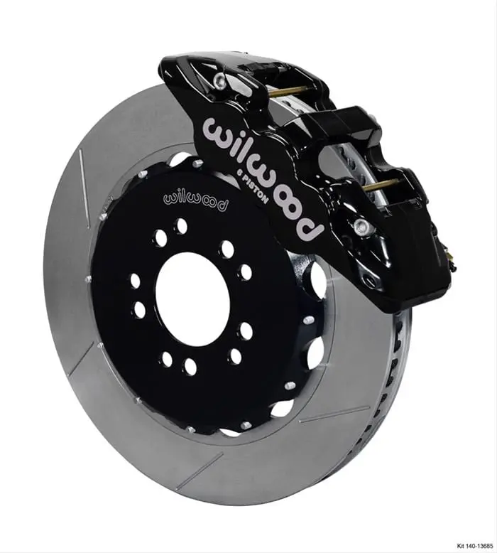 Wilwood Aero6 Racing Big Brake Kit – Front Axle Upgrade With Six-Piston Calipers (140-13685) 1