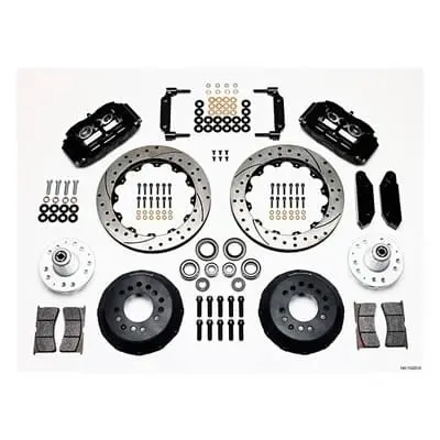 Wilwood 140-10220-D Forged Narrow Superlite 6R Front Brake Kit – Ultra-Lightweight 6-Piston Big Brake System 1