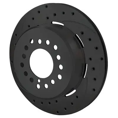 Wilwood 160-9989-Bk Drilled And Slotted Performance Brake Rotors 1
